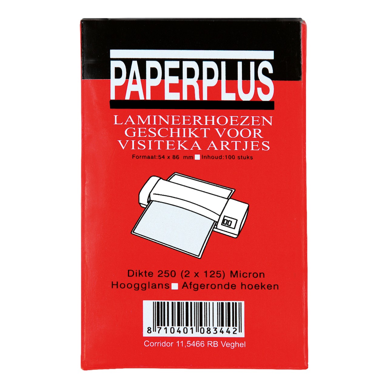 Wegrijden Afkorten samenkomen Paperplus Lamineerhoes creditcard 2 x 125 micron Krimp 100 stuks |  dekweker.nl