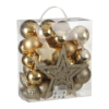 Kerstboomballen goud box 40 stuks